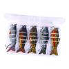 Nuevo Cebo Señuelo Multisección 10cm 18g Realista Set Multisección Señuelo de 6 Secciones para Pesca Marítima Transfronteriza