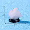 Paisagem em miniatura de comércio exterior transfronteiriço, pequeno coral que brilha no escuro, decoração de aquário oceânico, acessórios DIY, enfeites de garrafa ecológica