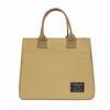 Bolso de lona para mujer, estilo japonés, vintage, combinable, informal, de color liso, para estudiantes, bolso de mano artístico, sencillo, para el almuerzo.