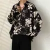 Camisa de Manga Larga Tie-dye Tinta China Estilo Chino Nuevo Verano Ropa Exterior Estilo Nacional Retro de Alta Gama Camisa de Manga Larga