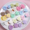 Accesorios para el cabello de moños pequeños y delicados rellenos de tela, pinzas para el cabello con forma de hueso, accesorios DIY para zapatos y calcetines, y otros materiales para manualidades