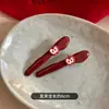 Pasador de Pelo de Manzana de Alta Calidad para Mujer, Elegante Pinza para Flequillo, Lindo Pasador de Pato Lateral para Niñas