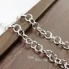 Punto de Oro de 18K Acero Inoxidable Multiestilo Cadena Gruesa Pulsera Collar Hecho a Mano DIY Accesorios de Joyería de Acero de Titanio Venta al por Mayor