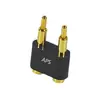 Pin de resorte 2P Altura 2-15 mm Latón Parche Conector Pogo Pin para Auriculares Tws Teléfono Móvil