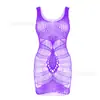 Comércio Exterior Europeu e Americano Lingerie Erótica Vestido Bodycon Sexy Vazado Feminino Jacquard de Renda Transparente W473