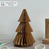 Decoraciones Navideñas Árbol de Navidad de Panal Adornos de Mesa Nuevo Árbol de Navidad Plegable de Origami Arreglo de Mini Árbol de Navidad