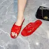 Zapatillas de baño de cristal de moda para mujer, zapatos de gelatina, zapatos versátiles para interior del hogar, antideslizantes, resistentes al olor, resistentes al desgaste, zapatillas para mujer
