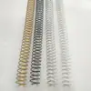Anel de espiral de metal para encadernação em espiral de ferro para atacado 6,4-38mm anel de espiral metálico de bobina única para fichário