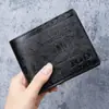 Moda Nueva Cartera Corta de Cuero PU para Hombre Deseo Amazon Más Vendido Patrón de 100 Dólares Billetera para Monedas de Hombre