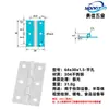 Acero Inoxidable 304 Bisagra Engrosada de Alta Resistencia Industrial Bisagra Plegable de Apertura Plana Bisagra abatible