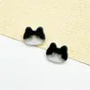 Botões de Resina de Gato de Desenho Animado Botões Fofos de Gatinho com Dois Olhos Botões Criativos DIY para Roupas de Bebê Chapéu Meias Acessórios Botões de Roupa