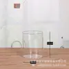 Vaso Nórdico, Vaso de Vidro Reto Simples para Flores Hidropônicas, Porta-Vela, Decoração de Casa de Luxo Leve, Peça de Decoração com Flores Secas
