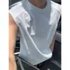 Verano 2026 Nuevas Llegadas Estilo Hong Kong Juvenil de Moda Camiseta sin Mangas Popular Versátil Simple Chaleco Camisola Top para Hombre
