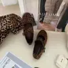 Zapatos Mary Jane Estilo Ballet con Tira Cruzada Estampado de Leopardo Retro para Mujer Otoño 2026 Nuevos Planos Cómodos Suaves Estilo de Noche Zapatos de Abuela