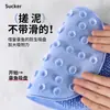Tapete Esfoliante para Pés de Pessoa Preguiçosa, Tapete Massageador de Silicone para Esfoliar as Costas no Banheiro, Toalha de Banho Esfoliante
