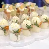 Mesa de Postres Vasos Desechables Copas para Pudín Vasos para Malteada Mousse Copas para Helado Vino Tinto Champaña Plástico Transparente