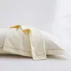 Un par de fundas de almohada de algodón puro cepillado para otoño e invierno, fundas de almohada de algodón para adultos 48x74, funda para almohada grande 50x80