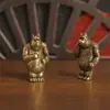 Urso de Latão do Nada Urso Urso Grande Dois Sólidos Lisos Fortes Pequenos Enfeites Casa Mesa de Escritório Varanda Artesanato de Metal Decoração