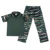 Traje de camuflaje para niños Traje táctico de rana de verano para hombre Estudiante Jardín de niños Campamento de verano Ropa de entrenamiento militar Venta al por mayor Manga corta