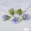 Nuevo Producto Rocío Artificial Cabeza de Flor de Capullo Pequeño Flor de Rocío Artificial DIY Material de Flor Artificial para Arreglo de Boda