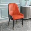 Silla Moderna de Fábrica Lujo Ligero Sencilla Bolsa Suave Silla de Comedor Silla de Ocio Silla de Hotel Silla de Mahjong Silla Gruesa para el Hogar Sencilla