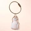 Bolsa de Almacenamiento Conmemorativa de Pelo de Gato Transparente Colgante Gatito Conmemorativo Gashapon Coleccionista de Mascotas Cápsula de Pelo Llavero