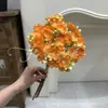 Ramo de flores de jazmín artificial, ramo pequeño, ramo de novia, flores para decoración de mesa, flores artificiales estilo ins
