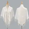 Novo Xale Cheongsam Chinês com Borlas Roupa de Proteção Solar Roupa de Exterior de Verão Feminina 2026 Novo Verão Renda Fina Cardigan Jaqueta de Alta Qualidade