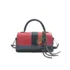 Bolsa Bolsa Feminina 2025 Nova Moda Bolsa de Ombro All-match Commuter Bolsa Crossbody Texted Estilo Ocidental Portátil Pequena Bolsa Quadrada