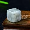 Dados de Piedra Cruda de Cristal Natural Adornos Mahjong Bar Juguetes Casuales Chips Dorados con Borde Dados Garantizados