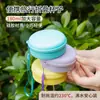 Copo dobrável de silicone para exterior, moderno e colorido, copo retrátil para camping, compacto e portátil para viagens de negócios e viagens, copo de silicone para enxaguar a boca