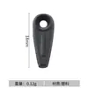 Accesorios de Hardware Repetibles: Placa de Presión Negra de Plástico de 18*7 mm para Panel Trasero, Accesorios de Placa de Presión para Panel Trasero con Marco en Forma de Girasol