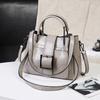 Bolso de Mano de Moda para Mujer de Gran Capacidad 2026 Primavera/Verano Nuevo Estilo Fácil de Combinar Bolso de Hombro Bolso Cruzado de Cuero Retro con Cera de Aceite