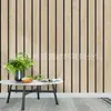 Revestimentos de Parede com Grelha Que Não Deformam Facilmente, PVC Espessado com Design 3D, Adesivos de Parede Internos Ecológicos para KTV e Quarto
