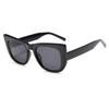Nuevas Gafas de Sol Clásicas de Moda con Montura Gruesa Ojo de Gato Ins Retro para Exterior, Sombra Urbana, Gafas de Sol con Protección UV