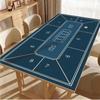 Mantel de Mesa de Póker de Texas Mantel de Mesa Alfombrilla de Mesa Silencioso Antideslizante Mantel de Mesa Alfombrilla de Mesa Sala de Ajedrez y Cartas Alfombrilla Rectangular Alfombrilla de Mesa de Mahjong