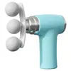 Pistola de Fascia Mini de 9 Cabezales Masajeador Muscular para Hombres y Mujeres Mascarilla para el Cuello de Relajación Silenciosa Pistola de Masaje Eléctrica Profesional Multifuncional