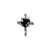 Negro Pistola Zirconia Serie Cruz Nueva Joyería para Uñas Flash de Gama Alta Versátil Joyería para Uñas Lujo Accesible Estilo Popular