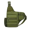 Bolsa táctica de pecho para exteriores, bolsa para señuelos, bolsa versátil casual de gran capacidad para un solo hombro, bolsa cruzada ligera para ciclismo deportivo