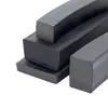Tira de Sellado EPDM Tira de Goma Espuma Antideslizante Tira de Goma EPDM Absorbente de Impactos Tira Plana Sólida Rectangular Negra Tira Cuadrada