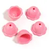 Lirios campanilla de viento encaje acrílico cadena para teléfono móvil joyería diy joyería hecha a mano pendientes collar accesorios