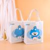 Sacos de Algodão Atacado do Fabricante, Sacolas de Compras de Roupas, Sacolas de Lona Portáteis para Estudantes, Suporte Logos Estampados