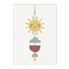 Nubes Escandinavas Arcoíris Pintura en Lienzo Arte Pintura Números Letras Sol Póster Pintura para Niños Decoración Habitación Infantil Núcleo de Pintura