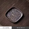 Posavasos Tejidos de Ratán de Aleación de Plata Antigua Estilo Chino, Accesorios para Juegos de Té Kung Fu, Tapetes Aislantes de Calor para Tazas de Té, Bandejas para Té, Tapetes Antiescaldaduras