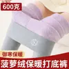 Leggings con Forro Polar para Mujer, Adecuados para Ropa Exterior, Nuevo Estilo Otoño e Invierno 2025, Pantalones Cálidos de Terciopelo con Estampado de Piña a Cuadros, Pantalones de Algodón Extra Gruesos de Cintura Alta para el Noreste