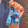 Llavero Colgante de Dibujos Animados Stitch Lindo y Divertido para Pareja Mochila Coche Decoración de Llavero Pequeño Regalo Venta al por Mayor