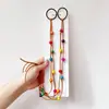 Cuerda de Pelo de Gamuza con Cuentas de Colores Estilo Étnico para Niños, Goma para el Cabello, Cuerda de Pelo Trenzada con Cuentas Personalizadas Estilo Chino, Accesorios para el Cabello Creativos y Característicos para Niñas