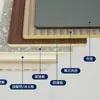 Panel de Cristal de Carbono con Veta de Madera, Panel de Chapa de Madera, Panel Anticolisión de Diamante, Panel de Cristal de Carbono sin Costuras, Panel de Pared de Chapa de Madera Metálica para Decoración de Interiores