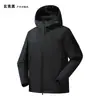 Jaqueta Softshell Funcional Montanha Estilo Ninho de Pássaro para Homens e Mulheres, Jaqueta de Caminhada ao Ar Livre à Prova de Vento e Impermeável com Capuz, Roupa de Exterior para Primavera e Outono