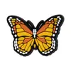 Pingentes de sapato tipo tamanco na cor amarela, abelha de desenho animado, sol, borboleta, acessórios de sapato DIY, fivelas de sapato de borracha macia em PVC, exclusivamente para vendas transfronteiriças